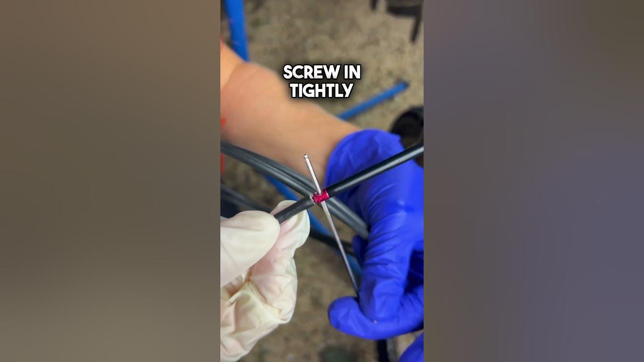 🛠️ How to install internally routed brake hose MTB bikehacks YouTube