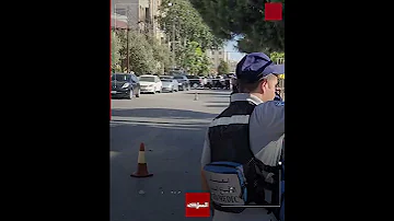 الأجهزة الأمنية تتعامل مع بناية آيلة للسقوط في إربد 
