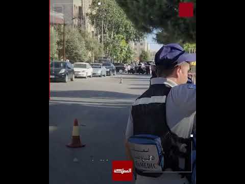 الأجهزة الأمنية تتعامل مع بناية آيلة للسقوط في إربد