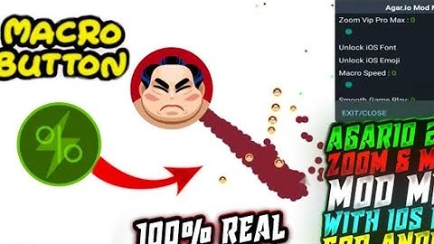 Agario 2.14.3 mod menu tutorial for Android 100% work macro + zoom tutorial (AGAR.IO MOBILE)