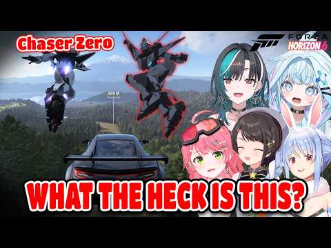 Hololive Girls Reactions To Gundam Boss Race In Forza Horizon 6 Hololive【ENG SUB】