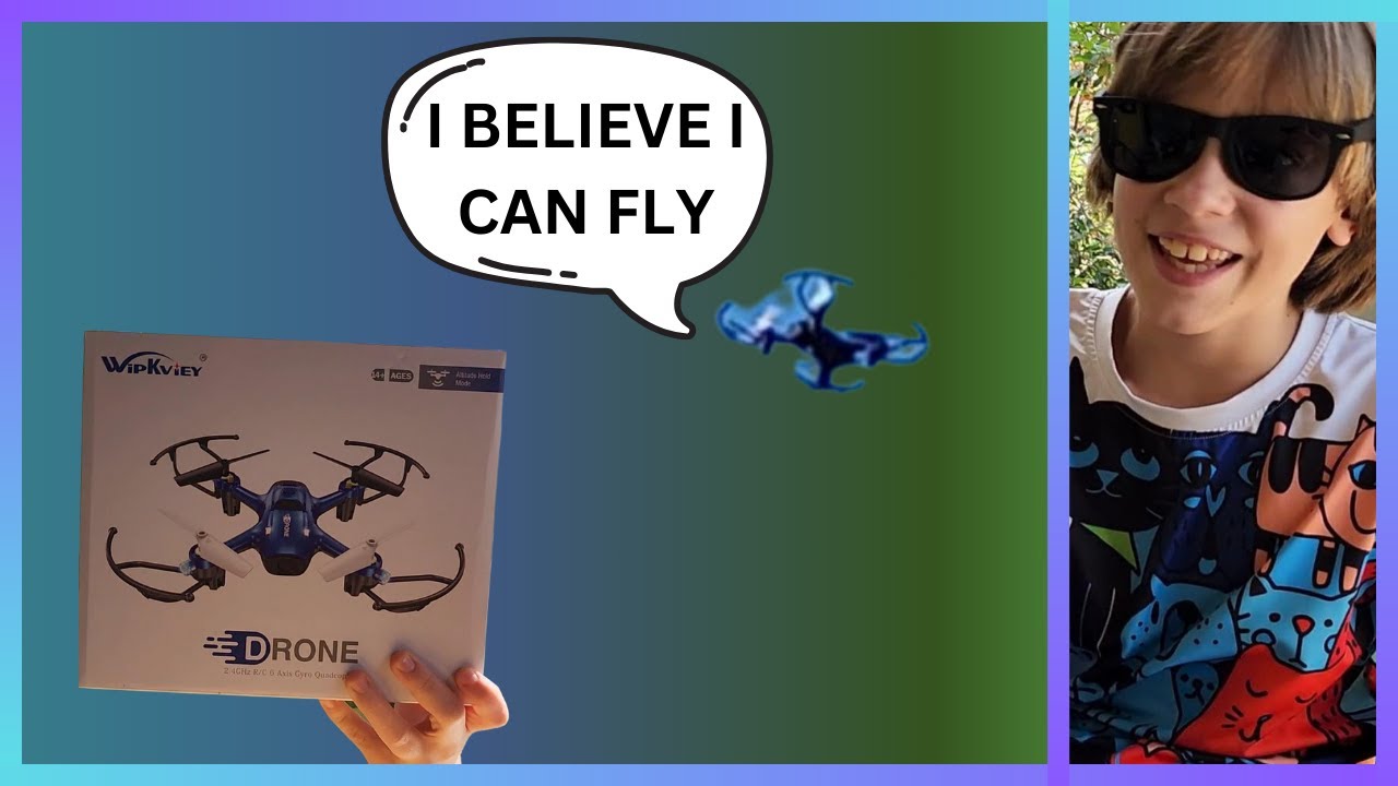 Kids Test Wipkviey T16 Drones For The First Time [Amazing Mini Drone Features Revealed]