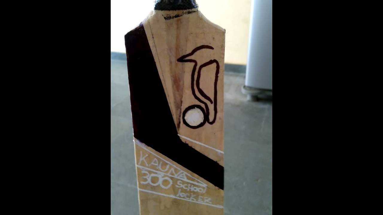 Home made kookaburra bat YouTube