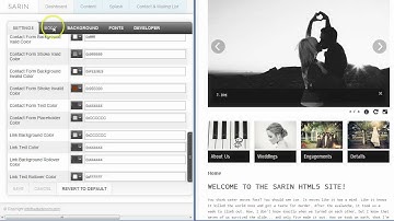 HTML5 website- Sarin- design tab