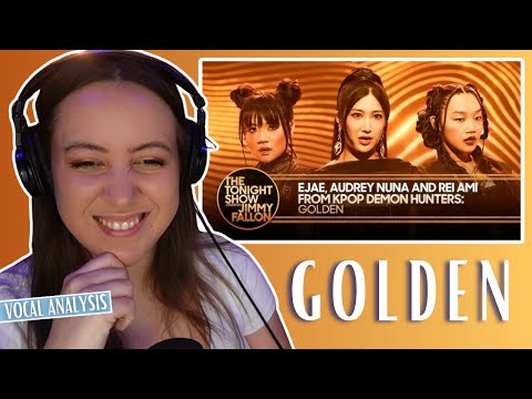 EJAE, Audrey Nuna & Rei Ami perform GOLDEN - KPop Demon Hunters go LIVE!! (Reaction & Analysis)