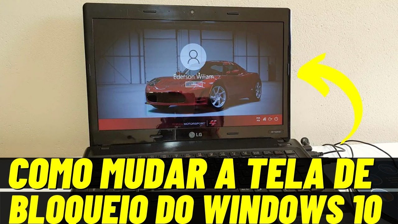 COMO MUDAR A TELA DE BLOQUEIO DO SISTEMA WINDOWS 10 YouTube