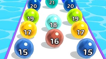 Marble Run 🏆 3D Game Color Ball Race Gameplay Android IOS Level 4403