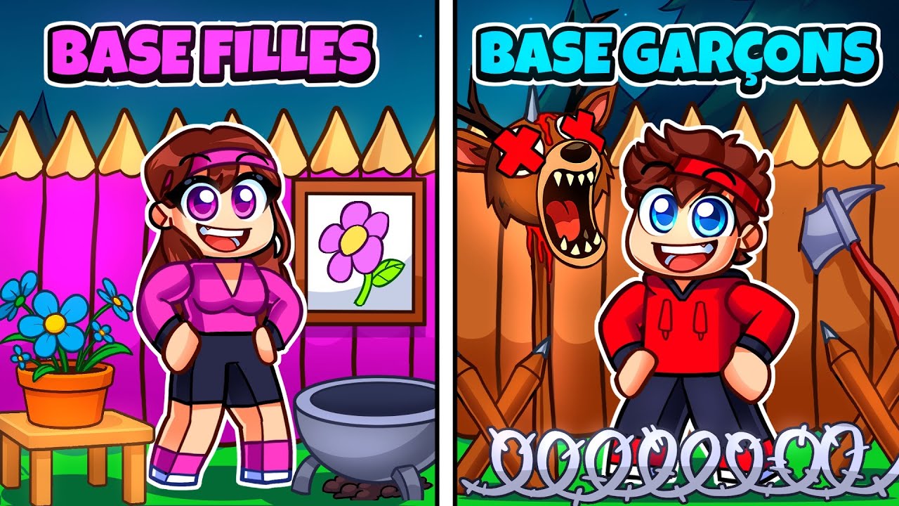 FILLES vs GARCONS sur Roblox 99 NUITS !