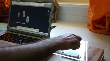 Leap Motion beneath a surface driving AutoCAD
