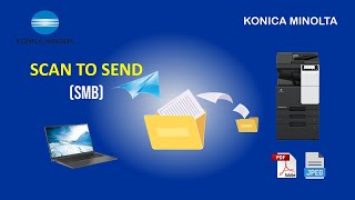 Konicaminolta Bizhub C266,226 Scan Send Features Smb Windows Full Configration Toutorial Video