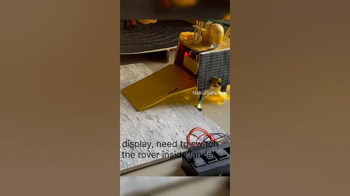 chandrayaan 3 lander and rover working model #chandrayan3 #science working model #shorts