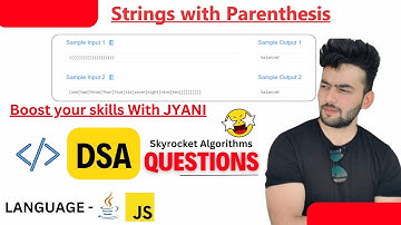 Checking for a Valid Sequence of Parentheses in a String DSA Masai School - Hoshiyar Jyani