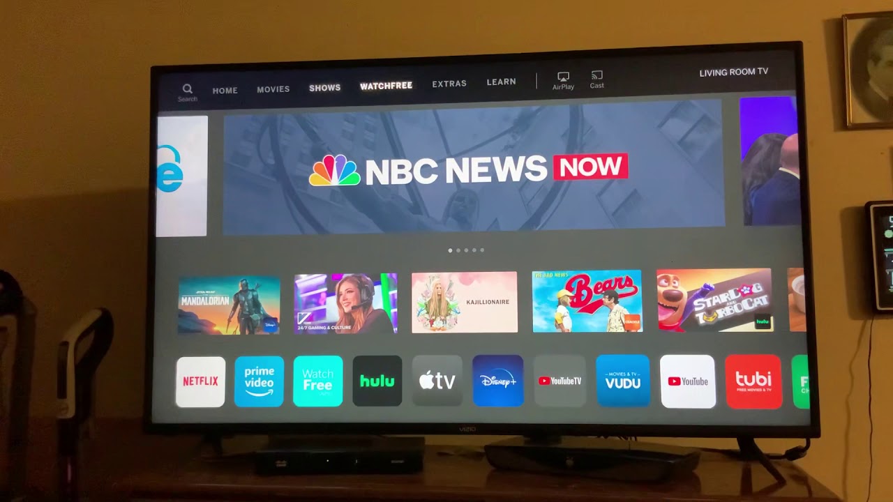 Vizio TV black screen YouTube