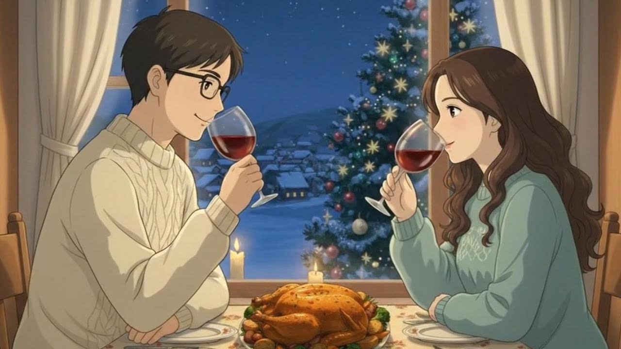 A Christmas Miracle: A Surprise Reunion Across the Miles ❤️ | Heartwarming Ghibli-Inspired Animation