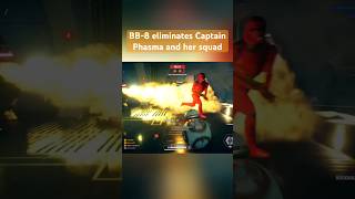 BB-8 eliminates Captain Phasma & her squad. #starwars #battlefront2 #bb8 #phasma #firstorder