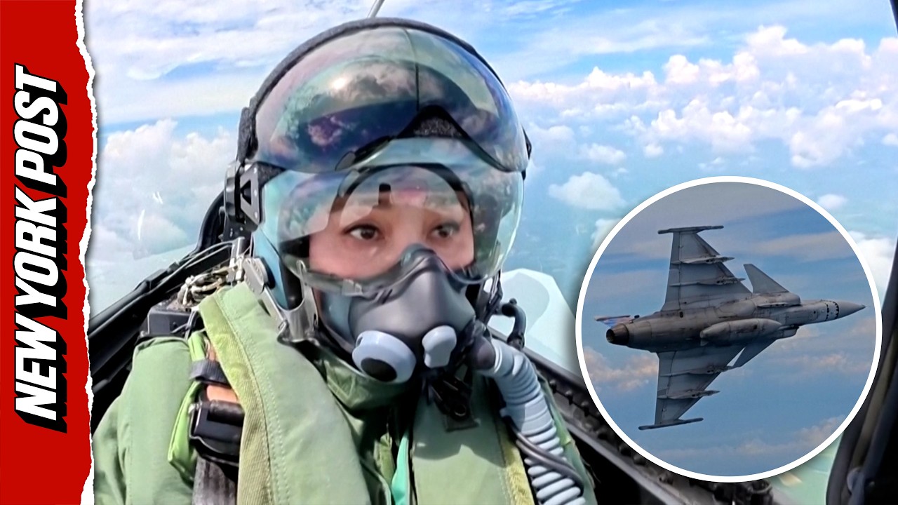 Thai Queen Takes to the Skies in Her Inaugural Solo Flight aboard a Gripen Fighter Jet