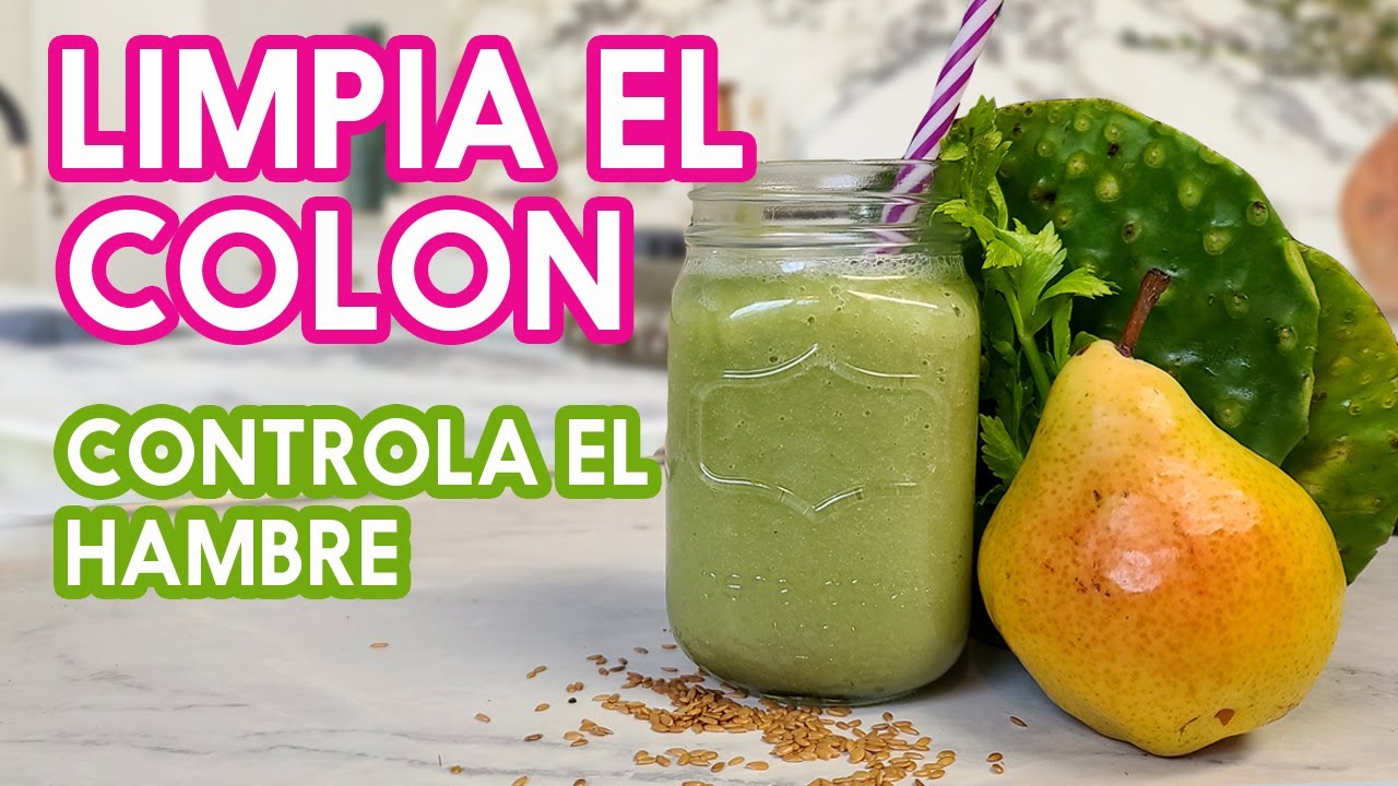 Jugo verde para limpiar el colon, controla el hambre | Cocina, image size:1280x720