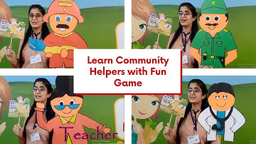 Introducing Community Helpers to Kids | How to teach occupations to preschoolers | Occupations Song