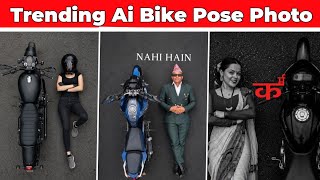 Trending AI Bike Pose Photo Editing | New Viral AI Bike Photo Tutorial screenshot 3
