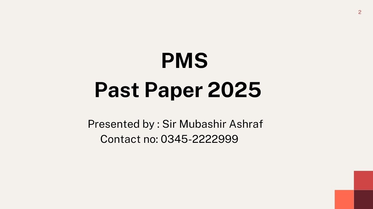 PMS 2025 GK Paper Solved Topic-Wise | General Knowledge Solutions | PPSC Exam Prep