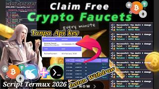 Nuyul Website Penghasil USD & CRYPTO Menggunakan Script Auto Claim Via Apk Termux Terbukti Membayar