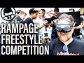 Rotor riot freestyle competition  rampage rate my rip