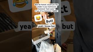 Do You Want A Bidet In Your Bathroom bidet bathroom toilet funny reaction 