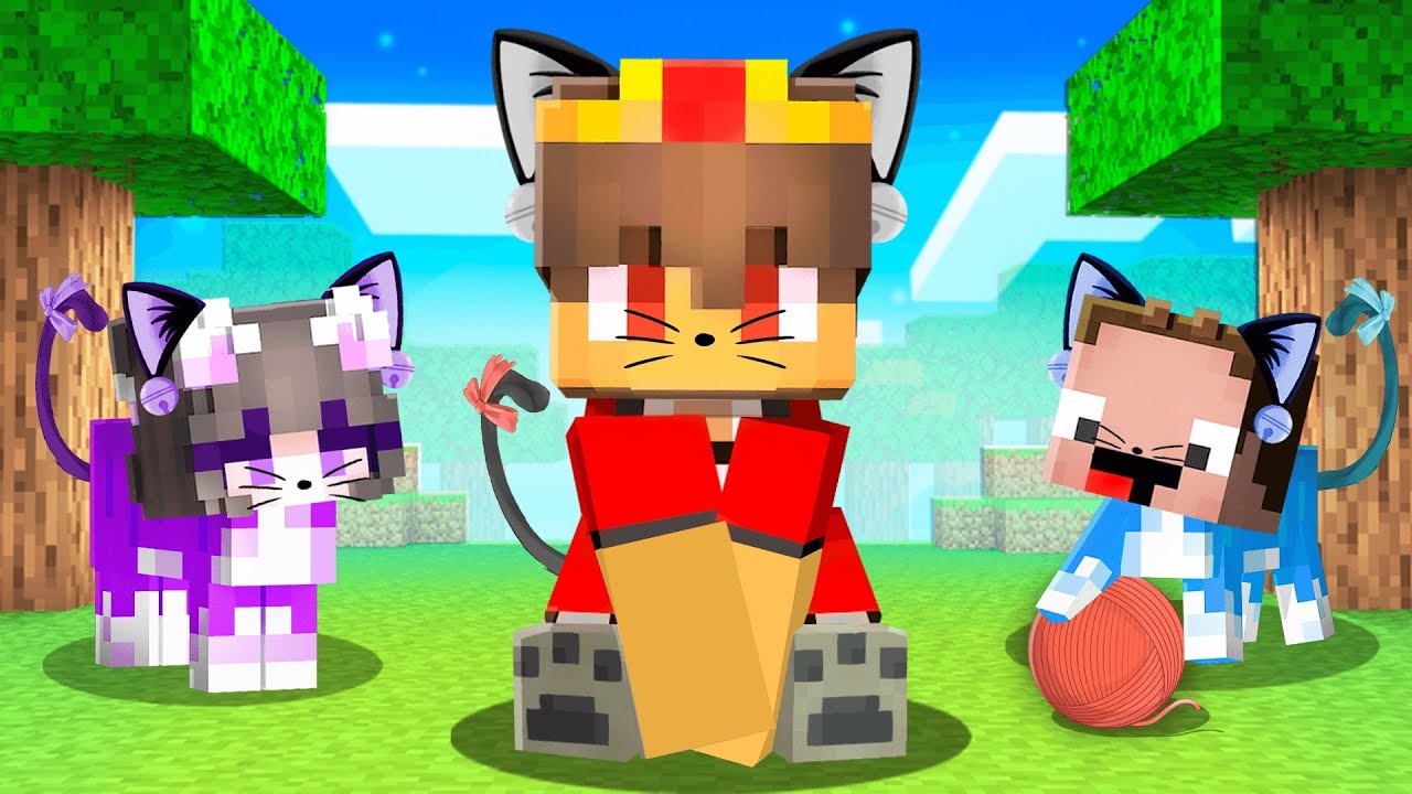 Eine KATZEN FAMILIE haben in Minecraft!