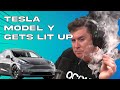 Tesla Model Y Ambient Interior Lighting from Hansshow #lockdownsecurity