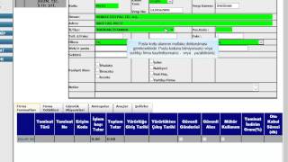 Mavi̇ Transit Beyan Ncts Sistemi - Bölüm 1 - Firma Kayıtları