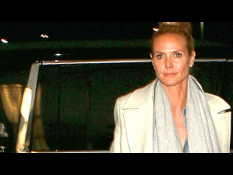 X17 EXCLUSIVE - Supermodel Heidi Klum Breezes Through LAX