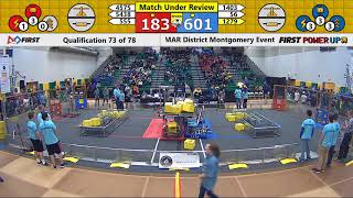 QM73 - 2018 MAR District Montgomery Event