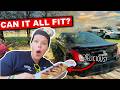 Can It All Fit For An Epic Tent Camping Adventure? | 2 Girls 1 Tent &amp; A Hearty Meal Surprise!