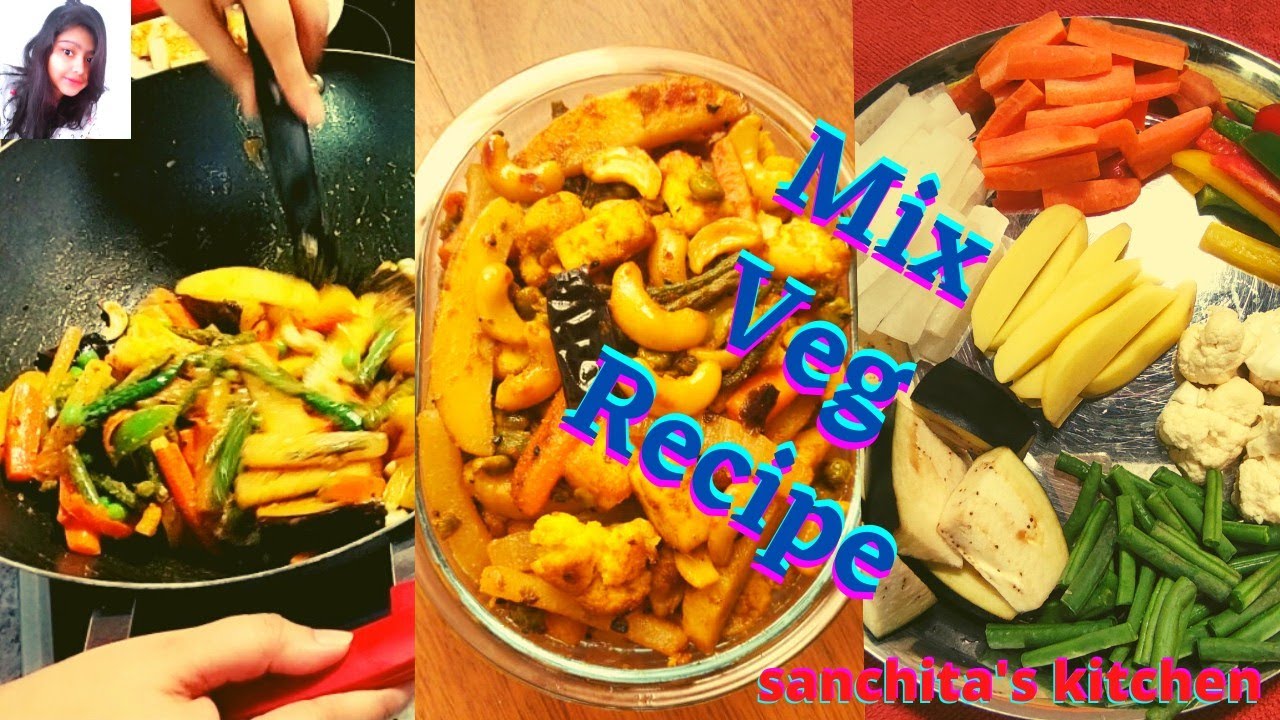 Mix Veg Dry - Home Style Recipe | How to make Dry Sabji | Healthy ...