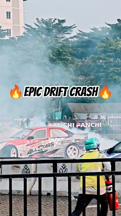 🔥 EPIC DRIFT CRASH! 😱 2 Cars Totaled in Insane Tandem Battle! (Must Watch) #drift