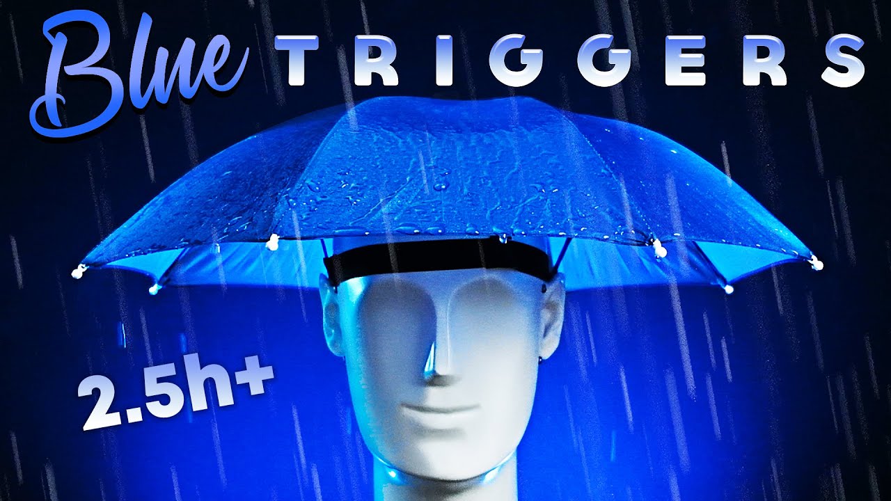 ASMR BLUE TRIGGERS [No Talking] Your Favorite Color for Deep Sleep & Tremendous Tingles (2.5+ Ho