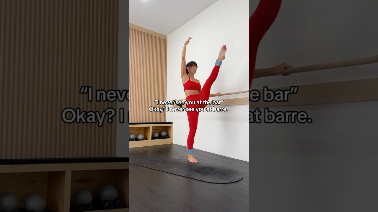 Join us at FBCK if the barre is calling your name 😏🩰 #barre #pilates #homeworkouts