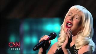 Video thumbnail of "Christina Aguilera - Beautiful [Live] (CNN Heroes) High Definition"