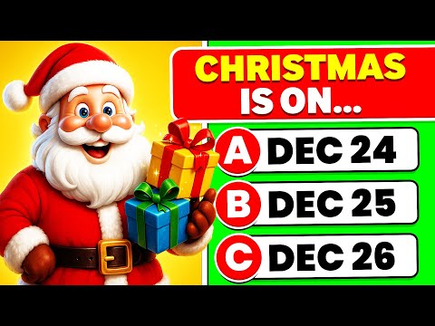 YOU vs 100 Christmas Trivia Questions Easy Impossible