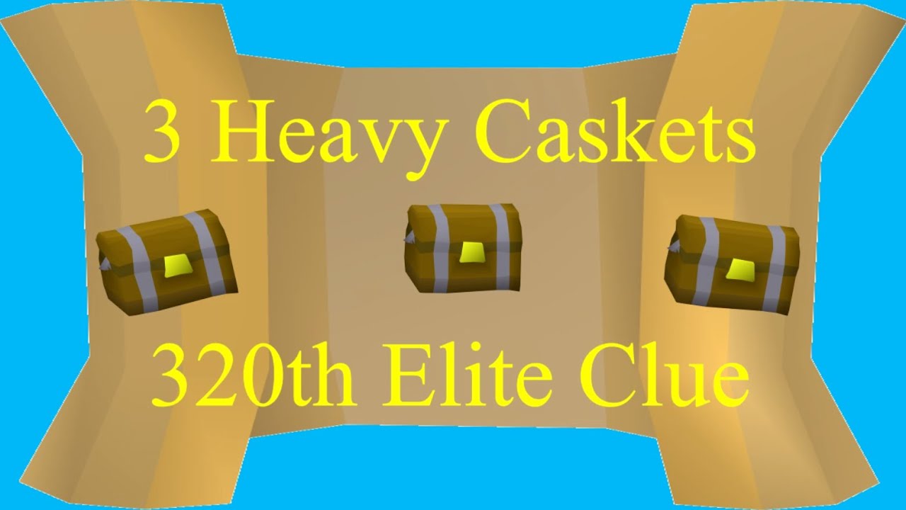 Obtained My 3rd Heavy Casket 320th Elite Clue Scroll YouTube