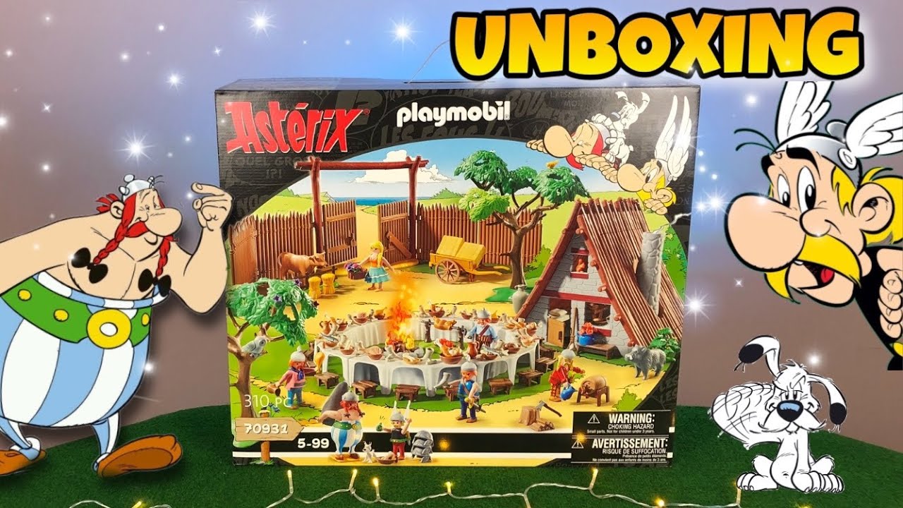 PLAYMOBIL 71827 Le banquet du village et personnage, Astérix PLAYMOBIL 71827 Le banquet du village et personnage, Astérix
