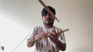 Harshith Advance DuckMouth Stick Tricks | joined just a month ago and is completely new to drumming.
