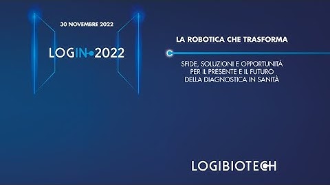 Video Intro LOGIN2022 LOGIBIOTECH