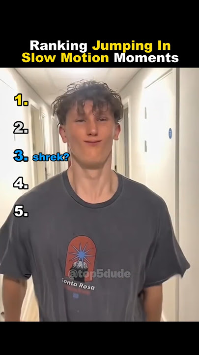 Ranking Hilarious Jumping In Slow Motion Moments