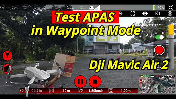 Test APAS Dji Mavic Air 2 Using RED WAYPOINT PRO App