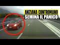 PAURA IN STRADA: ANZIANA CONTROMANO SEMINA IL PANICO. AGENTE RIESCE A BLOCCARLA APPENA IN TEMPO