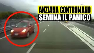 PAURA IN STRADA: ANZIANA CONTROMANO SEMINA IL PANICO. AGENTE RIESCE A BLOCCARLA APPENA IN TEMPO