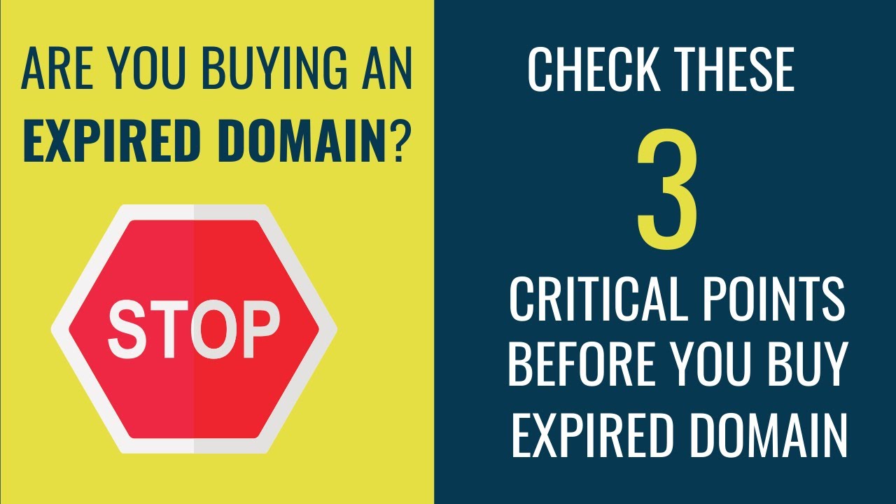 How to find Expired Domains that will Benefit. Analyze 3 Critical ...