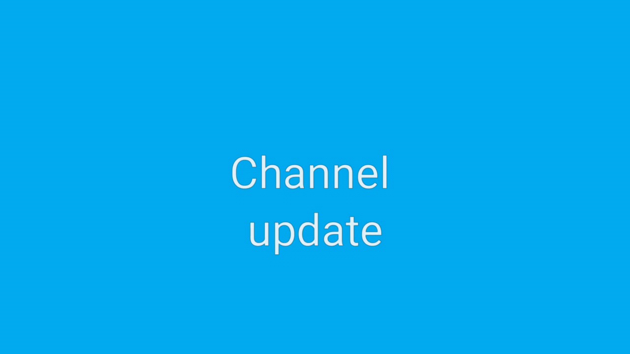 Quick channel update about upcoming series - YouTube