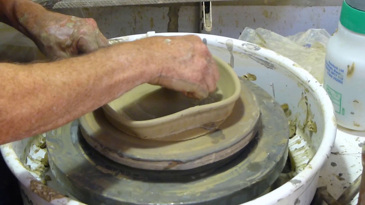 How to make square and oval dishes on the wheel - Ridge Pottery